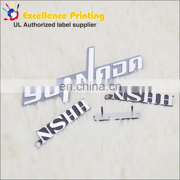 Custom Private Sticker Car Metal Nameplate photo-2