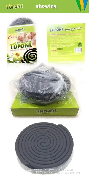 High Effective 138mm Black Mosquito Coil With 12hours photo-4