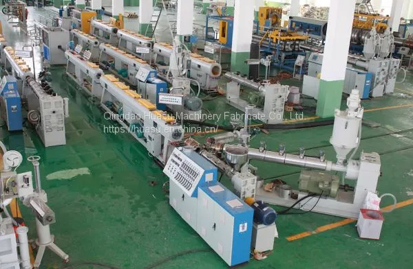 PE Water Supply Gas Distribution Pipe Production Line photo-2