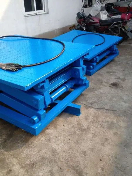 Powder Painting Process Onboard Diagnostic System Double Scissor Lift Table