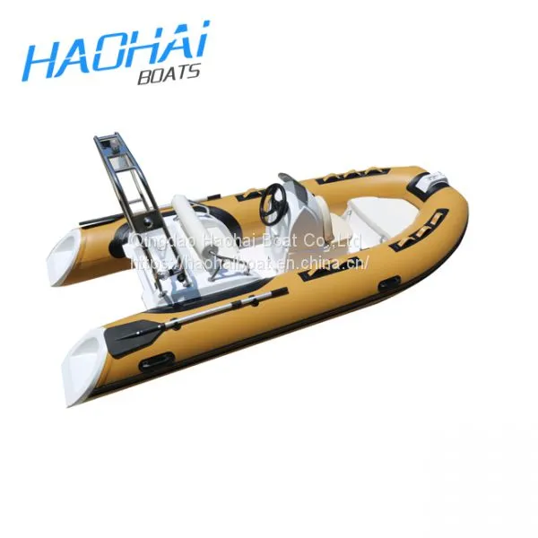 Zodiac Fiberglass Mini Inflatable Rib Boat 12.8 ft RIB 390 Boat photo-5
