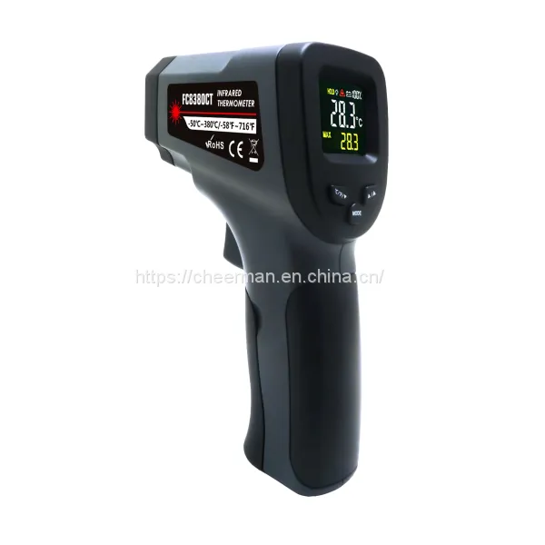 Cheerman FC8380CT Color Screen Show Handy Digital Industrial Infrared Thermometer New Model Hot Sale