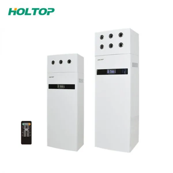 Floor Standing Type Fresh Air Ventilation and Purification Units With Heat Recovery Core (ERV/HRV/MVHR)