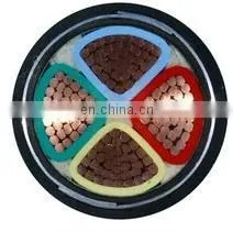 Pay Later 33kv High Voltage Best Price 4x 70mm2 Copper Conductor PVC Insulated STA PVC Sheathed Power Cable photo-2