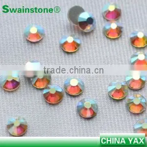 W0904 Non Hot Fix Flat Back Crystal AB Rhinestone,Crystal AB Rhinestone Flat Back,Crystal AB Flat Back Rhinestone photo-2