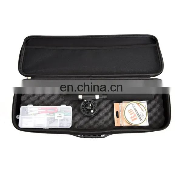 Wholesale Black Fishing Rod and Reel Telescopic Ice Fishing Rod Ice Reel Combo Set photo-4