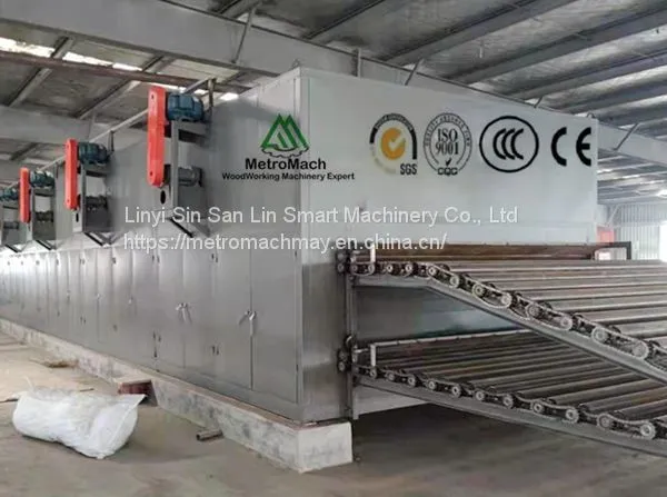Woodworking Plywood Core Veneer Roller Conveyor Dryer Machine photo-3