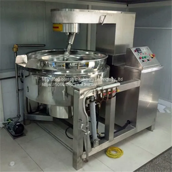 Latest Design Hot Sauce Making Machine Jacketed Kettle Cooking Machine With Planetary Mixer photo-3