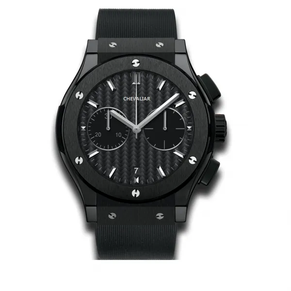 Stainless Steel Multi-function Watches Man Genuine Leather Fashion Chronograph Watch photo-5