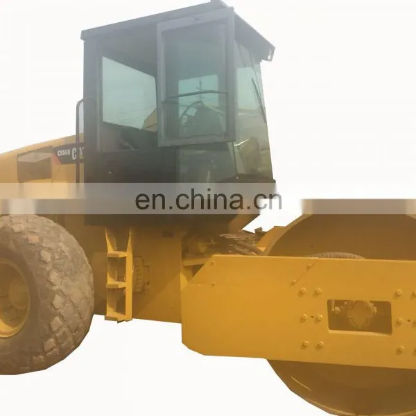 Used Original Japan Cat Road Roller Vibratory Roller CS56B With High Condition and Low Price for Sale in Hefei photo-5