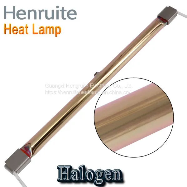 Infrared Heating Lamps Gold Coated Halogen Tubes 1500w 220v photo-5
