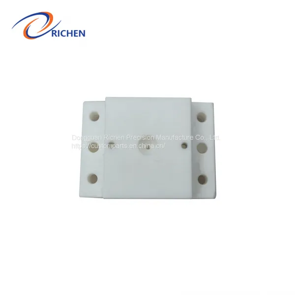 Customized White Plastic Industrial High Precision CNC Machine Parts photo-2