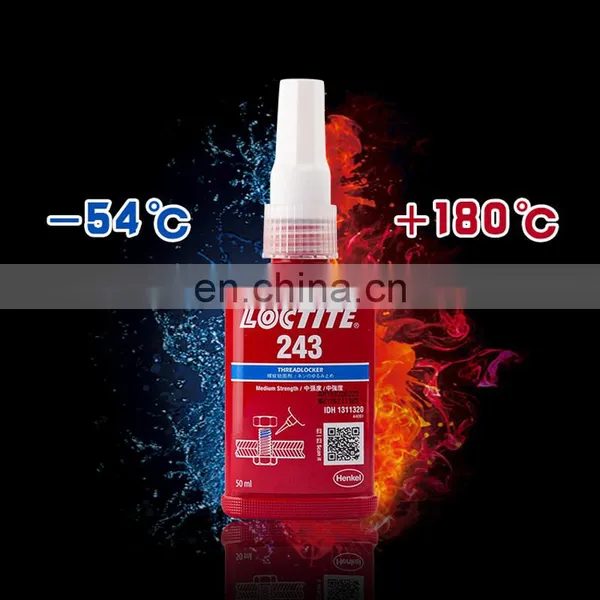 50ml New Loctiter 243 Blue Anaerobic Threadlockers Screw Gap Glue Thread Lock Adhesive Sealing Glue Medium Viscosity photo-3