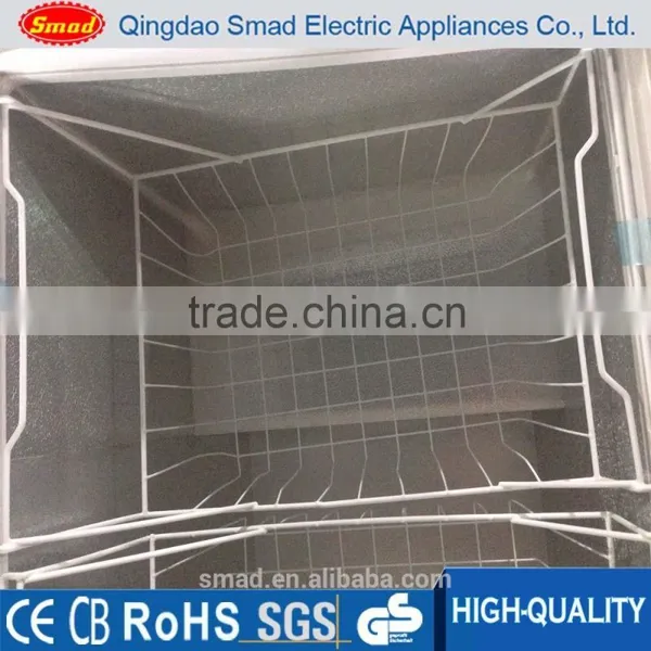 Sliding Flat Glass Door Chest Freezer With Lock&Key photo-2