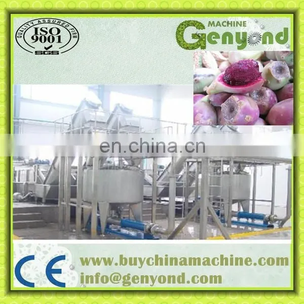 Factory Genyond Complete Prickly Pear Fruit Juice Paste Production Line / Prickly Pear Jam Processing Plant Making Machine photo-4