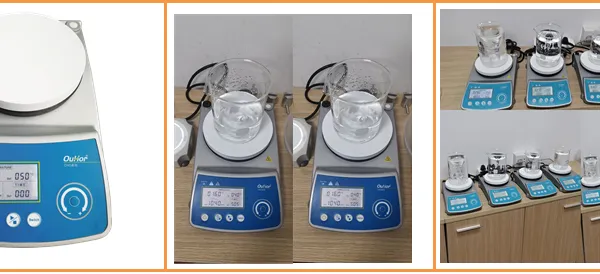 AMS-151E Laboratory Magnetic Heating Mixer - Multiple Temperature Configuration Power Options photo-5