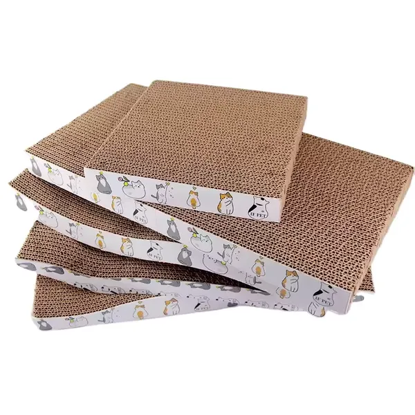 2024 New Arrivals Cat Scratcher Laptop With Fluffy 'Mouse' Interactive Toys Pet Scratching Board photo-4