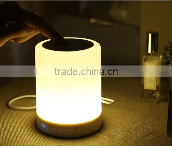 LED Light Table Lamp Nightlight With Bluetooth Speaker, Bedroom Music Nightlight Supplier's Choice photo-5