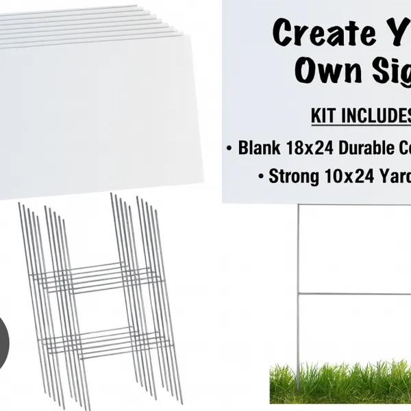 Custom Corrugated PP Plastic Sign for Outdoor & Indoor Display Solutions photo-2