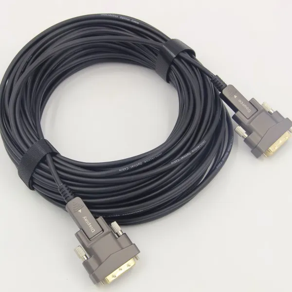 DVI-D Hybrid Active Optical Cable-AOC 10.2Gbps 4K@30Hz photo-2