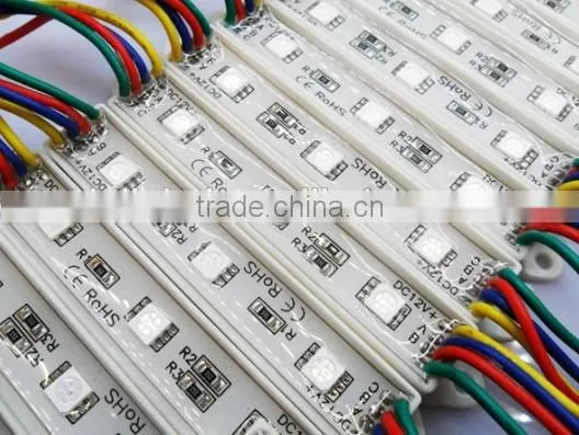 Material Glue Item 5050 Led RGB Module High Brightness With Cheap Price and Changlable Color for Signage photo-4