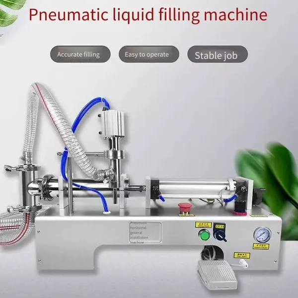 Small Semi-automatic Bedroom Liquid Quantitative Filling Machine, Spot Goods for Mouthwash, Lotion, and Makeup Remover Filling Machine photo-4