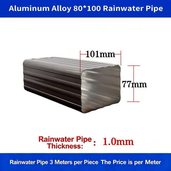 Manufacturer of Aluminum Alloy Finished Drainage Pipes, Exterior Wall Rainwater Pipes, and Gutter Downspouts. photo-3
