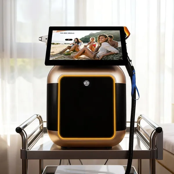 High-power 808nm Diode Laser Hair Removal Device Featuring Skin Analysis Technology photo-2