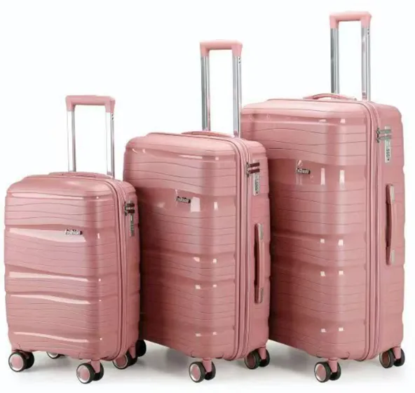 3 Pcs Suitcase pp Luggage pp Trolley Bag Trolley Case 2026 New Design360spinner Wheel Bag