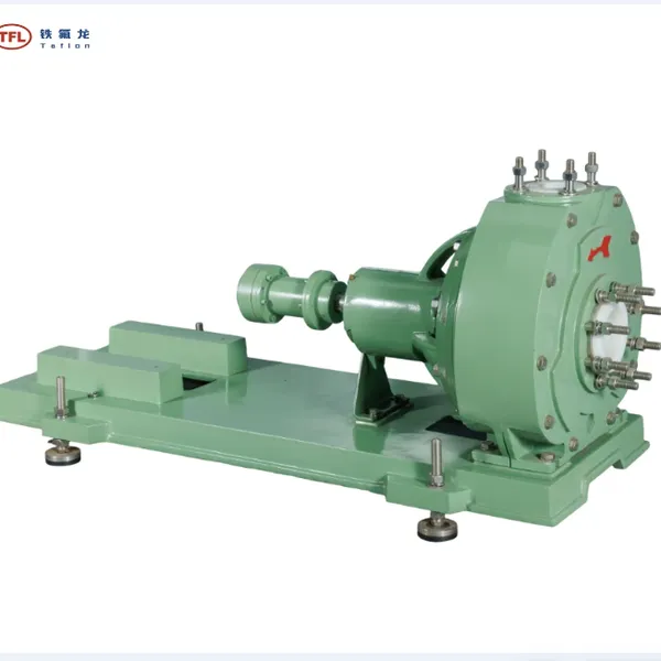 Fluorine Lined Pipeline Pump Vertical Chemical Acid Pump photo-5