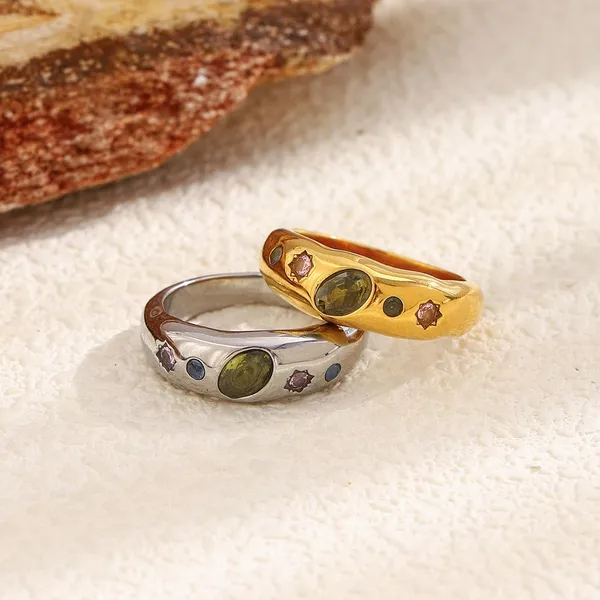 Stainless Steel Ring 2mm Thin Band Polished Finish for Minimalist Jewelry Sets Wholesale