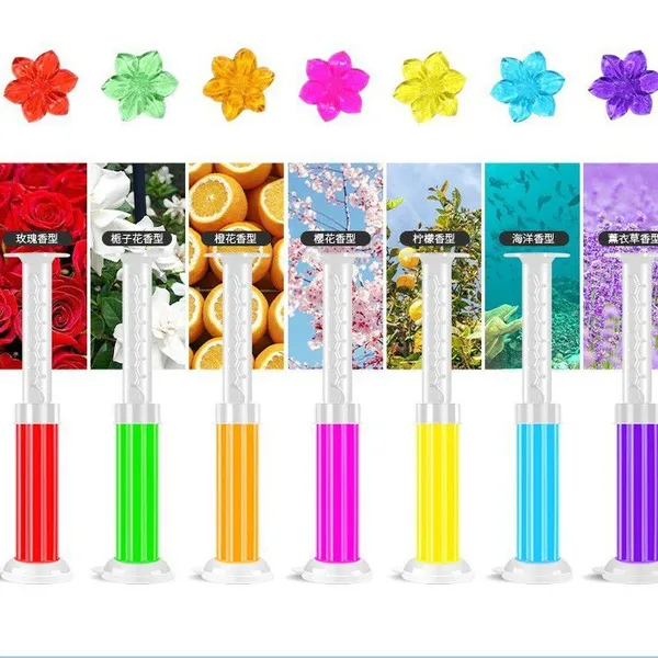 Seven-color Toilet Bowl Cleaner With Fragrant Toilet Strong Odor Elimination Toilet Bowl Cleaner Bulk Pack
