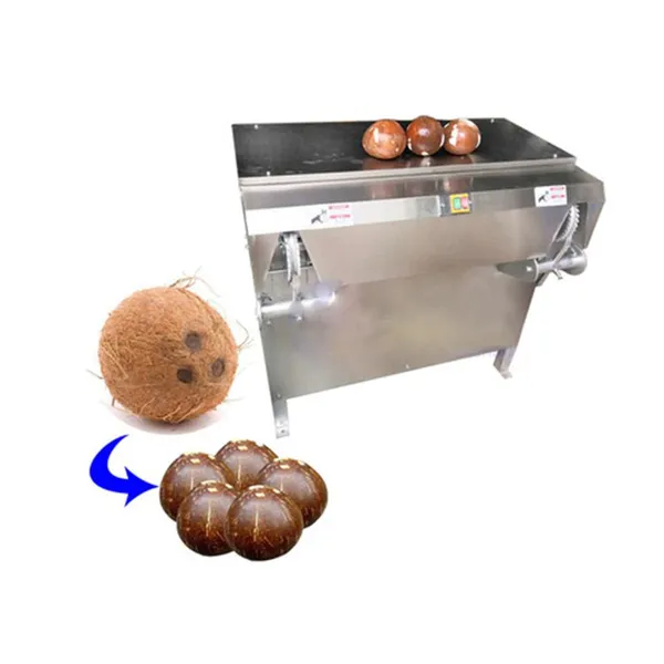 Machine à décortiquer les noix de coco 360 à 600 pièces par heure avec conception à faible bruit pour l’agriculture et la transformation alimentaire