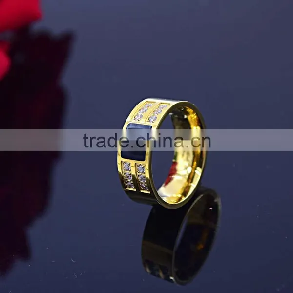 Wholesale Wedding Accessories Gold Rings Mens Fashion Models photo-3