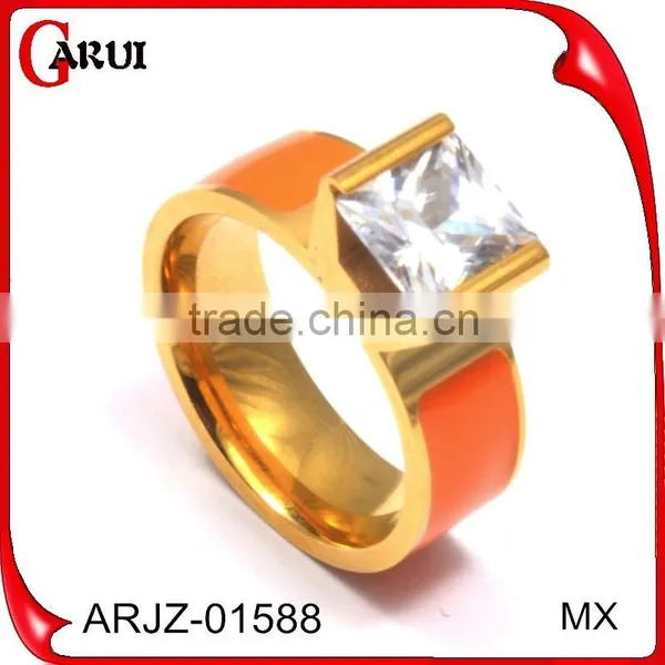 Titanium Gold 316l Stainless Steel Rings Gay Engagement Rings Gold Ring Diamond Ring