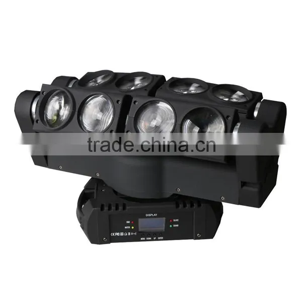 Concert Lighting Spider Light Variable Strobe Speeds 4in1 RGBW 8*10W Led Stage Lighting Effect Led Moving Beam Spider Light photo-5