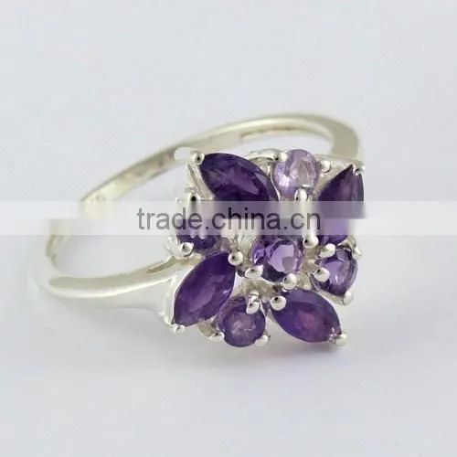 More Fun Purple Amethyst 925 Sterling Silver Ring
