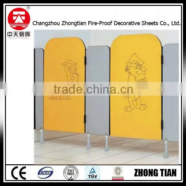 Kids Toilet Partition Board Hpl High Pressure Laminate Board Fireproof Board Compact Laminate Board photo-3