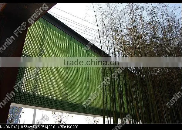 Fiberglass Reinforced Plastic Grating Wall Grating