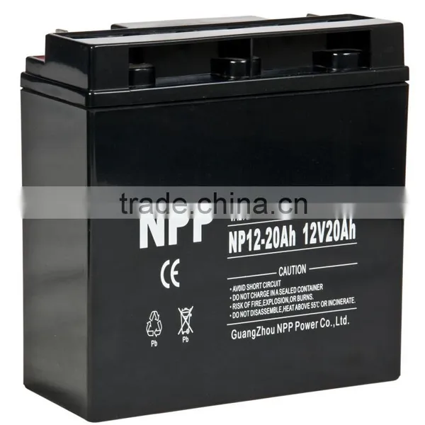 12v20ah Made in China Regulated Lead Acid Storage Battery photo-2