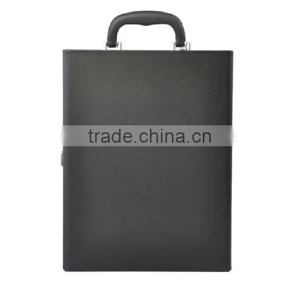 2015 Handmade High Quality Leather Wine Box,liquor Bottle Gift Box photo-3