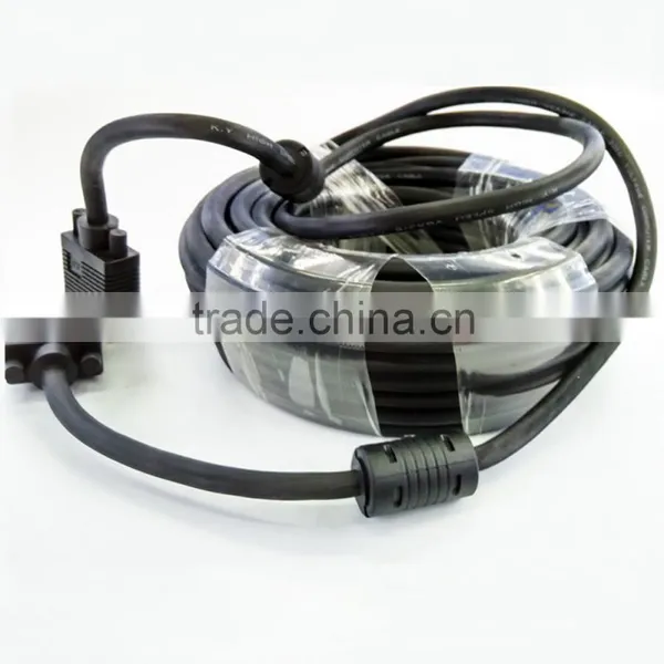 Nickel Plated Vga3+6 Cable With Magnetic Loops 1.5m 3m 5m 10m 15m 20m 25m 30m 40m 50m photo-3