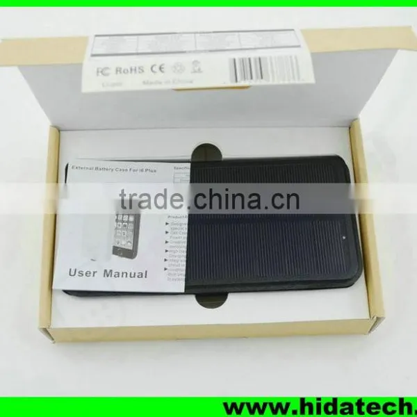 Solar Power Phone Case 4200mah Rechargeable Battery Case for IPhone 6 IPhone 6s Plus Charger photo-6