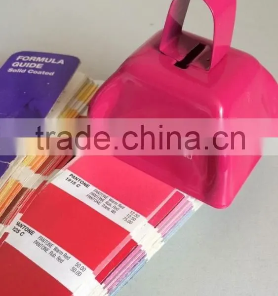 2016 China Good Quality Custom Logo Customized Advertising Wholesale Pink Cow Bells photo-5