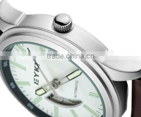 Sport Type Automatic Mechanical Watches Men Genuine Leather Wrist Watch photo-6