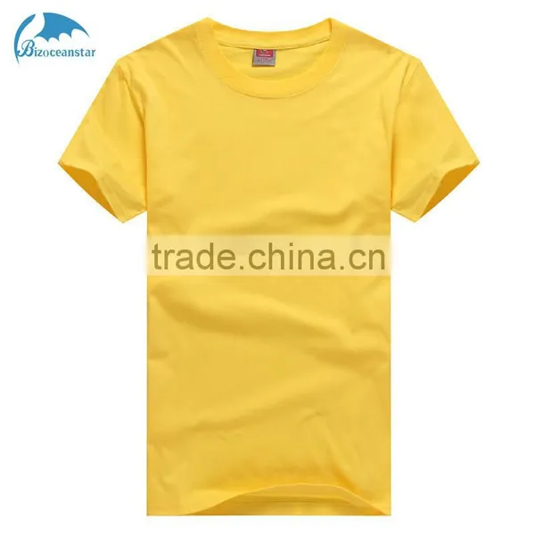 Plain T-shirt Blank T-shirt High Quality 100%cotton Cheap Fashion Round Neck T-shirt photo-3