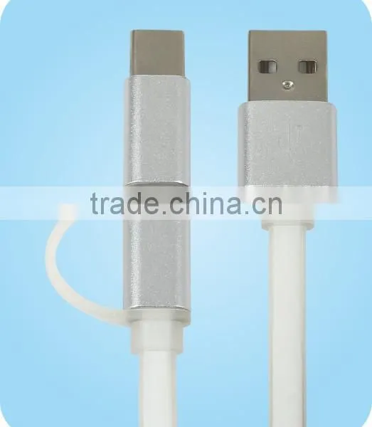 Micro USB Flat Cable With OTG for Huawei Samsung Mobile Phone photo-2