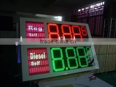 Gas Station Led Price Sign/outdoor Four Number Led Gas Price Sign Xxx Moves