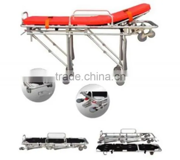 High Quality Automatic Loading Ambulance Stretcher photo-2