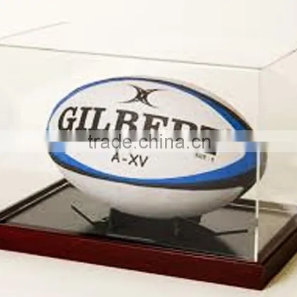 Custom Acrylic Basket Display Perspex Ball Case Clear Lucite Basket Ball Box With LED Ligtht photo-3